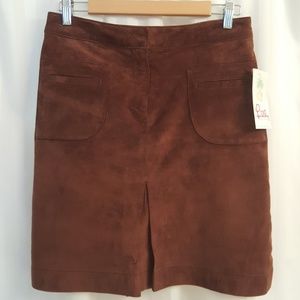 Lily Pulitzer Suede Skirt